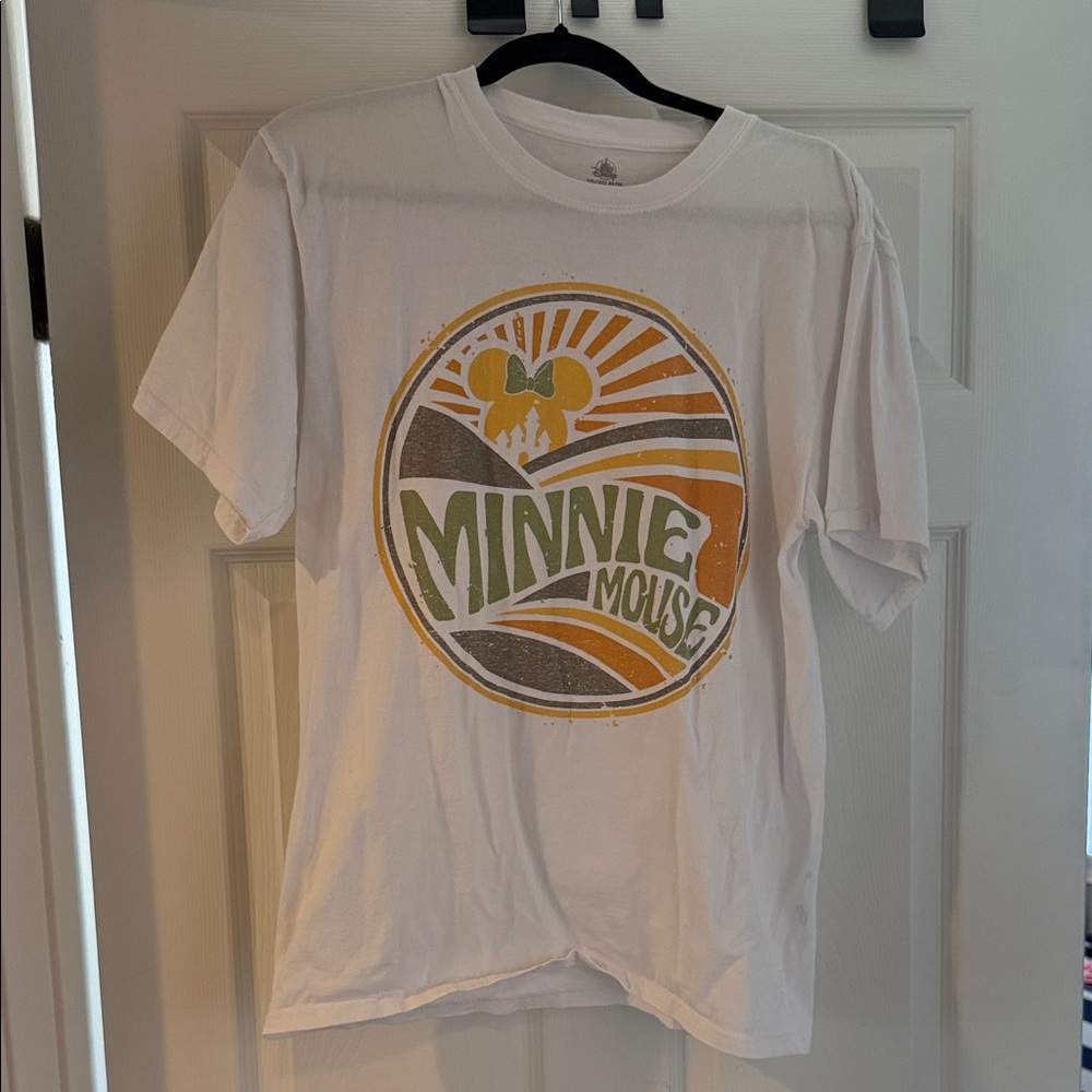 Disney White Tee with Minnie Mouse Graphic